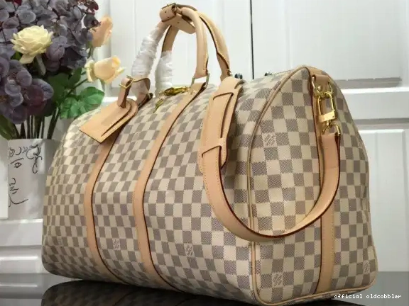 Official oldcobbler BANDOULIÈRE VUITTON KEEPALL 50 LOUIS 0515